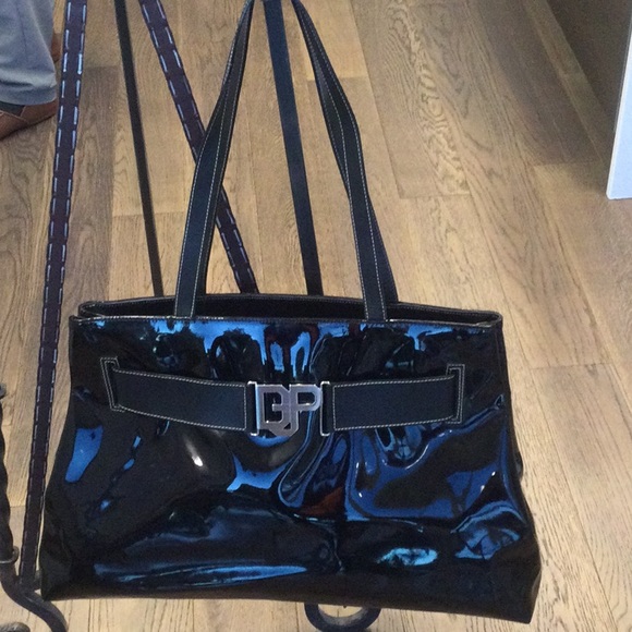 Donald J Pliner patent leather tote - Picture 1 of 12